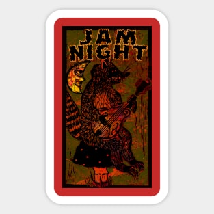 Jam Night Sticker